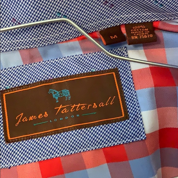 NWOT Nice Dress Shirt - James Tattersall - Picture 3 of 3